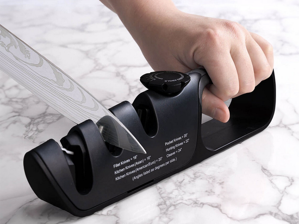 Késélező konyhai olló élezés csúszásmentes beállítása