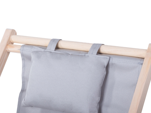 Puidust lamamistool rannatoolid kokkupandav aiapadi rannatoolile