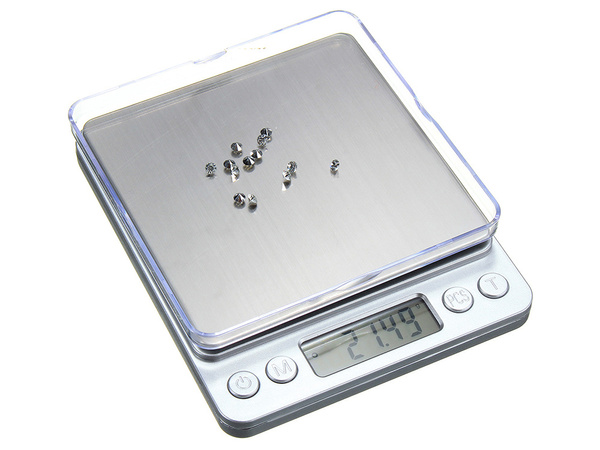 2kg lcd digitální váhy s přesností 0,1 g