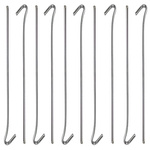 tent piles anchor pigs steel 31cm 10pcs hook & lamp; loop pins