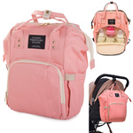 Rucsac termic pentru cărucior organizator pentru mame