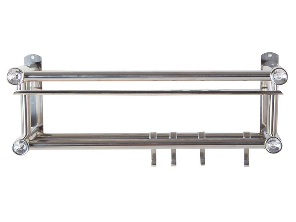 Kopalniška polica visi organizator tuš kabine