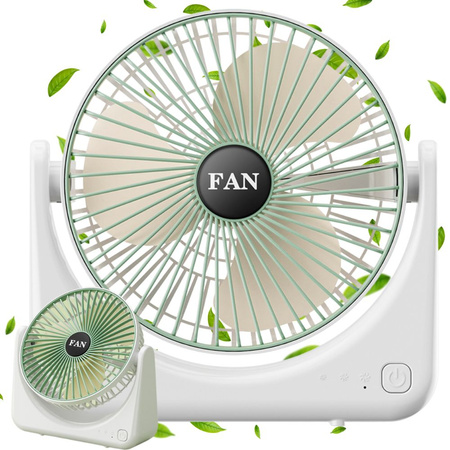 Tischventilator ventilator kabellos usb leise wiederaufladbar 3 modi