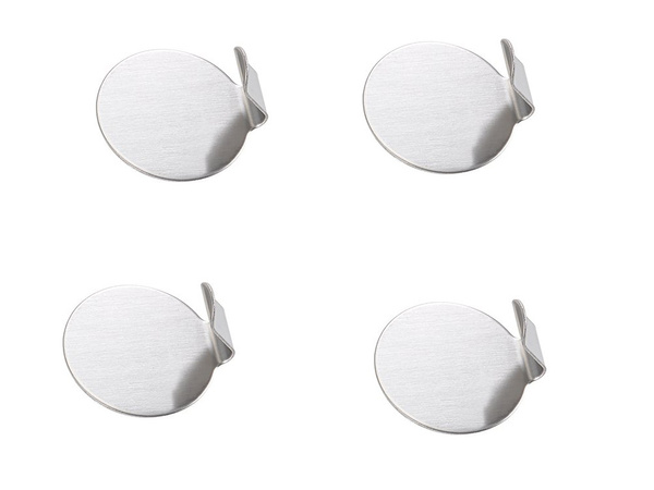Steel self-adhesive hooks 4 pcs