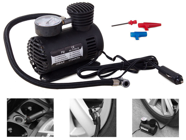 Mini kompresoriaus kompresoriaus automobilinis siurblys 12v