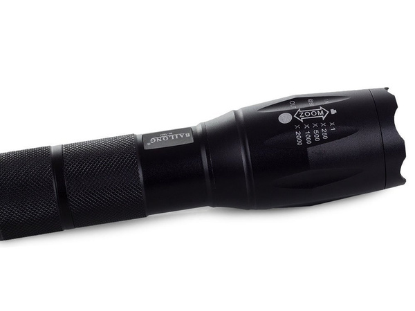 Тактический светодиодный фонарь bailong cree zoom xm-l3-u3