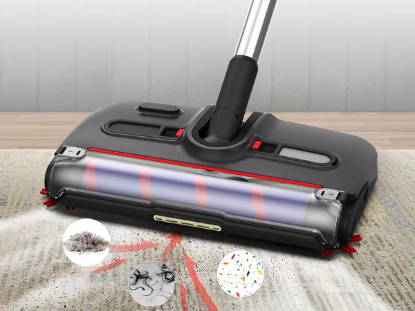 Kabelloser handstaubsauger mit 360°-drehfunktion und elektrobürste kaśka