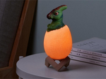 Nakts gaismas dinozauru dinozauru dino olu rgb rezultātā olu gaisma bērniem
