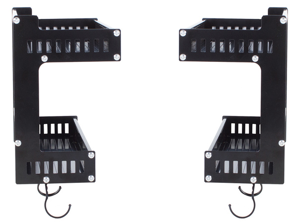 Kitchen wall-hung shelf double hanger