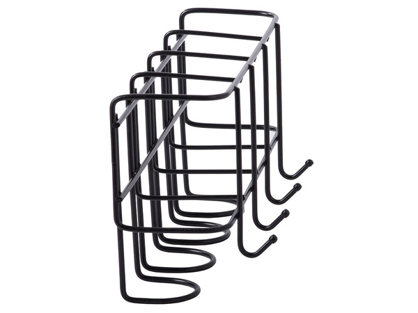 Metal holder stand for 4 umbrellas with 4 hooks metal organiser
