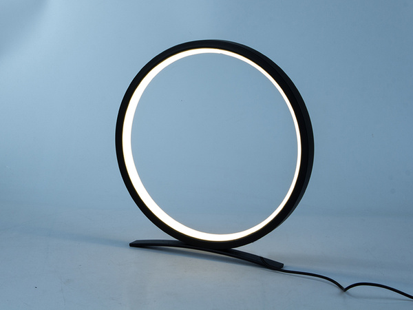 Lampă de noapte de masă inel circular reglare culoare rece caldă neutră