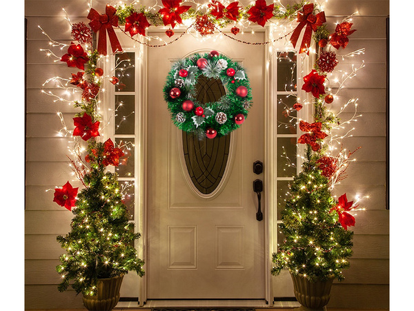 Crăciun decorativ ghirlandă decorare perete decorare ușă decorare crăciun decorațiuni