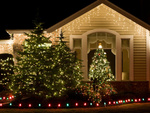 Árbol de navidad luces interior blanco cálido 500 led iluminación 7 programas