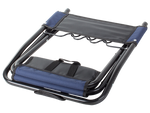 Fishing chair backrest with rod holder