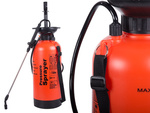 Pulverizador a presión jardín pulverizador manual lanza larga 8l correa