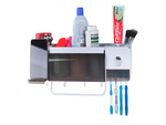 Organizador de vasos para cepillos de dientes dispensador de pasta de dientes