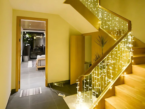 LUMINI FESTIVE GHIRLANDA LUMINA PERDEA 300 LED INTERIOR CALD USB