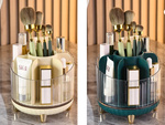 Cosmetics organiser jewellery rotary 360 for make-up brushes casket