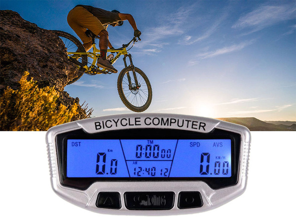 Ūdensizturīgs lcd velosipēdu skaitītājs 28 funkcijas velosipēds