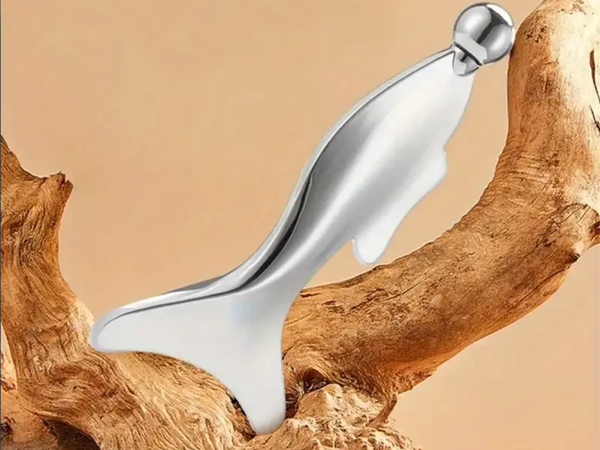 Masażer metalowy płytka do masażu kulkowy kulka do ciała zimny nierdzewny