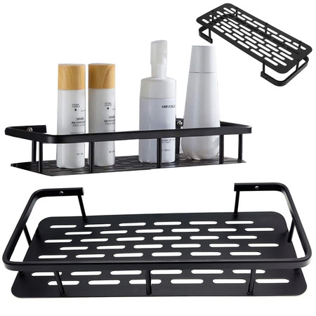 Kúpeľňová polica pre kúpeľňu sprchovací kút pre kuchyňu podkrovie kovová závesná polica