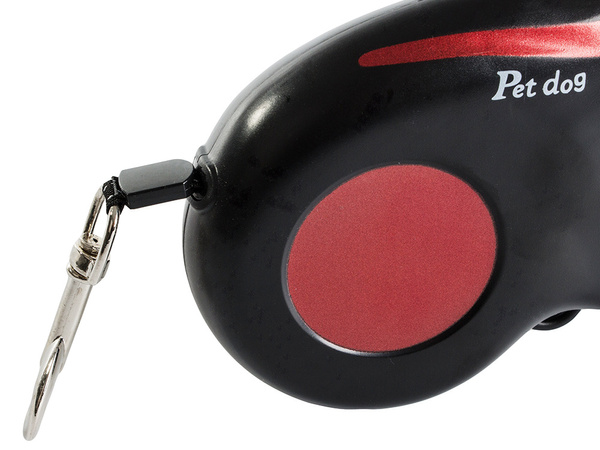 Lanyard automatinis su blokatoriumi šunims su ilga juosta 5 m 15 kg