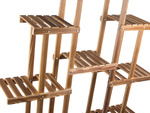 Blumentopf hochstehendes holzblumenbeet 3-stöckiges bücherregal