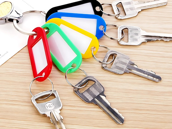 Key ring key tag 100 pcs