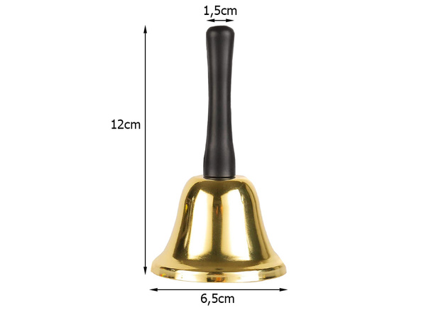 Šventasis varpas metalinis aukso apdaila