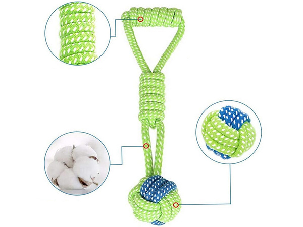 Câine jucărie mesteca tug frânghie puternic lung