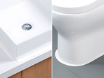 White sealing tape for bathroom walls and sinks 3m strong pvc adhesive