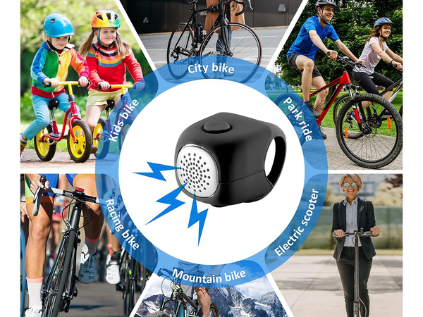 Electronic bicicletă ringer clock electronic volume 120db water resistant