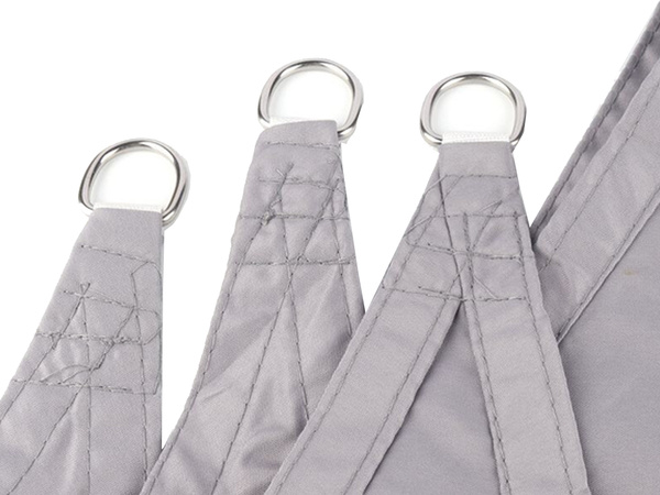 Wasserdichtes Sonnensegel für den Garten 3x2m grau rechteck Markise