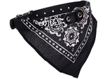Dog collar with bandanna for dog cat l