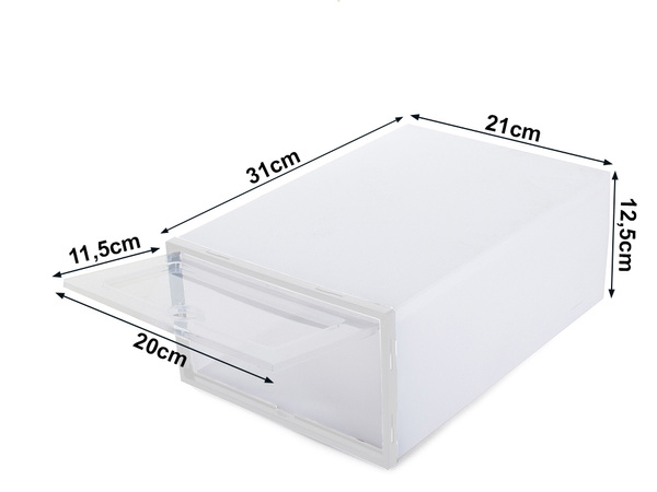 Organizador de zapatos caja contenedor con tapa armarios plegables modulares calzado