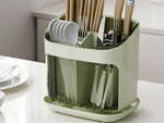 Organizers tray for cutlery dryer stand for kitchen with drainage 4 compartments