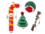 Satz hundespielzeug kauspielzeug tugger 4 stück mix geschenk spielzeug weihnachten