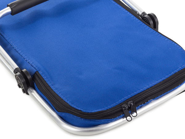 Thermal folding picnic basket insulating shopping basket