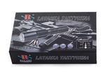 Taktinis bailong usb led cree xm-l3-u3 žibintuvėlis