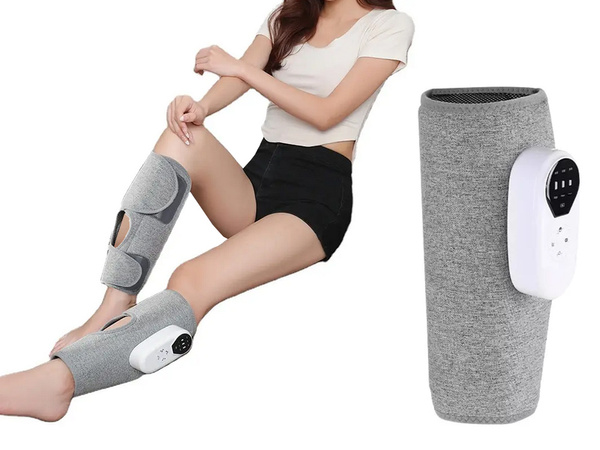 Masażer powietrzny uciskowy do nóg łydki air bag podgrzewany z kompresją