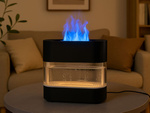 Air humidifier led fireplace with flame effect aromatherapy usb remote control