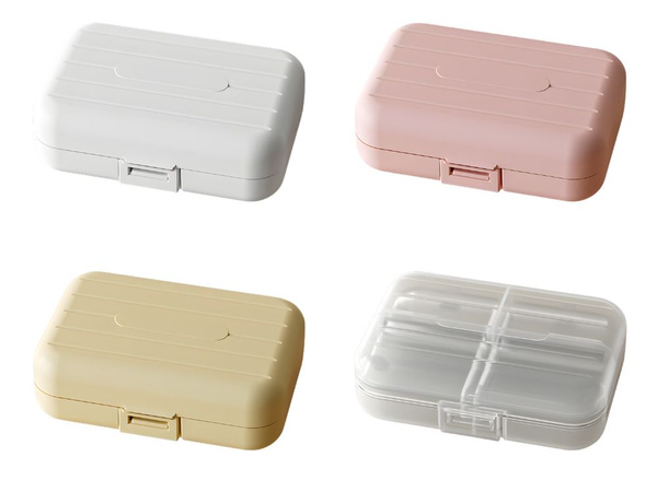 Medicine container tablet organiser capsules 7 compartments travel box