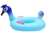 Roue de paon gonflable pour bébé nageant dans l'eau de la piscine 60cm