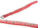 Studded dog collar eco leather adjustable xl