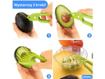 Avocado slicer knife fruit peeler multifunctional in plastic