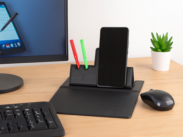 Sous-manche à sous-manche chargeur inductif sans fil pour téléphone organiseur