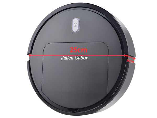 Automatic wireless electric cleaning robot vacuum cleaner black