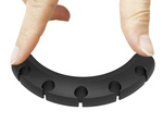 Desk cable organiser adhesive holder