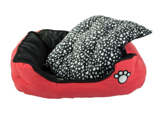 Plüschbettwäsche hundebett mit ausziehbarem kissen weich bequem