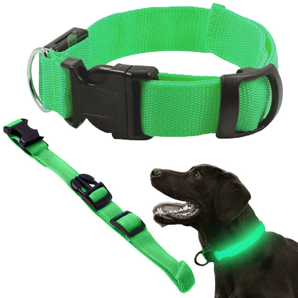 Led lighting darkness collar pentru câini și pisici reglabil 59cm